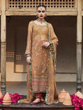 Hussain Rehar Festive Unstitched Embroidered Chiffon Dress - Talai