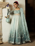 Hussain Rehar Festive Unstitched Embroidered Organza Dress - Maa’iya