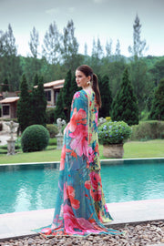 Feathers Stillness In Bloom Unstitched Printed Lawn 3Pc Suit HUESYN-FT525
