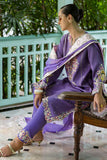 Mushq Hemline Nuvera Embroidered Raw Silk Unstitched 3Pc Suit D-01 Elaris