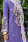 Mushq Hemline Nuvera Embroidered Raw Silk Unstitched 3Pc Suit D-01 Elaris