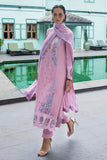 Mushq Hemline Nuvera Embroidered Raw Silk Unstitched 3Pc Suit D-03 Leore