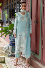 Mushq Hemline Nuvera Embroidered Raw Silk Unstitched 3Pc Suit D-05 Freyelle
