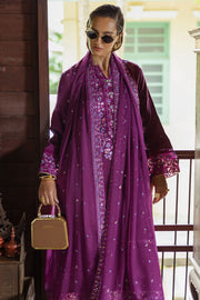 Mushq Hemline Nuvera Embroidered Raw Silk Unstitched 3Pc Suit D-06 Avenelle