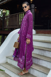 Mushq Hemline Nuvera Embroidered Raw Silk Unstitched 3Pc Suit D-06 Avenelle