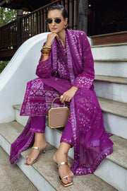 Mushq Hemline Nuvera Embroidered Raw Silk Unstitched 3Pc Suit D-06 Avenelle