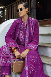 Mushq Hemline Nuvera Embroidered Raw Silk Unstitched 3Pc Suit D-06 Avenelle