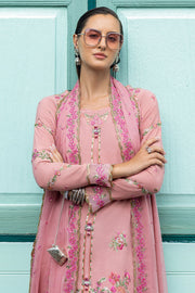 Mushq Hemline Nuvera Embroidered Raw Silk Unstitched 3Pc Suit D-10 Elowen
