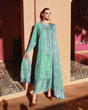 Mushq Hemline Nuvera Embroidered Raw Silk Unstitched 3Pc Suit D-05 Sybil