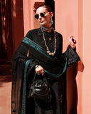 Mushq Hemline Nuvera Embroidered Raw Silk Unstitched 3Pc Suit D-07 Raveena