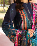 Mushq Hemline Nirvana Echoes Of Serneity Raw Silk Unstitched 3Pc Suit - Nova Bloom