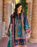 Mushq Hemline Nirvana Echoes Of Serneity Raw Silk Unstitched 3Pc Suit - Nova Bloom