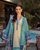 Mushq Hemline Nirvana Echoes Of Serneity Raw Silk Unstitched 3Pc Suit - Seraphic Dust