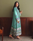 Mushq Nirvana Embroidered Raw Silk Unstitched 3Pc Suit D-01 Main Character