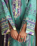 Mushq Nirvana Embroidered Raw Silk Unstitched 3Pc Suit D-01 Main Character