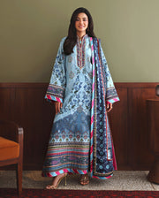 Mushq Nirvana Embroidered Raw Silk Unstitched 3Pc Suit D-02 In my Element