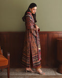 Mushq Nirvana Embroidered Raw Silk Unstitched 3Pc Suit D-03 Effortlessly Me