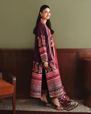 Mushq Nirvana Embroidered Raw Silk Unstitched 3Pc Suit D-05 Day Dreamer