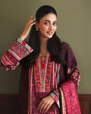 Mushq Nirvana Embroidered Raw Silk Unstitched 3Pc Suit D-05 Day Dreamer