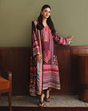 Mushq Nirvana Embroidered Raw Silk Unstitched 3Pc Suit D-05 Day Dreamer