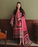 Mushq Nirvana Embroidered Raw Silk Unstitched 3Pc Suit D-05 Day Dreamer
