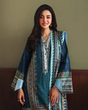 Mushq Nirvana Embroidered Raw Silk Unstitched 3Pc Suit D-07 Scene Stealer