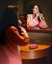 Mushq Nirvana Embroidered Raw Silk Unstitched 3Pc Suit D-09 Born Ready