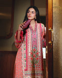 Mushq Nirvana Embroidered Raw Silk Unstitched 3Pc Suit D-09 Born Ready