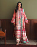 Mushq Nirvana Embroidered Raw Silk Unstitched 3Pc Suit D-09 Born Ready