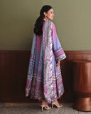 Mushq Nirvana Embroidered Raw Silk Unstitched 3Pc Suit D-10 Naturally Me