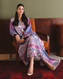 Mushq Nirvana Embroidered Raw Silk Unstitched 3Pc Suit D-10 Naturally Me
