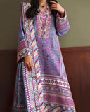 Mushq Nirvana Embroidered Raw Silk Unstitched 3Pc Suit D-10 Naturally Me