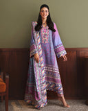 Mushq Nirvana Embroidered Raw Silk Unstitched 3Pc Suit D-10 Naturally Me
