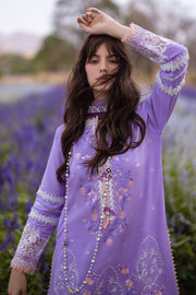 Mushq Hemline The Secerat Garden Unstitched Lawn 3Pc Suit HML24-8B Zyra
