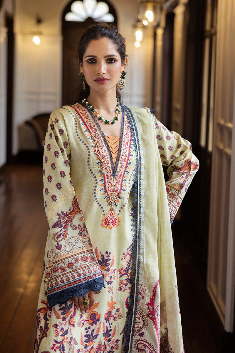 Mushq Seraph Jacquard Lawn Unstitched 3Pc Suit HLM25-03 Letizia