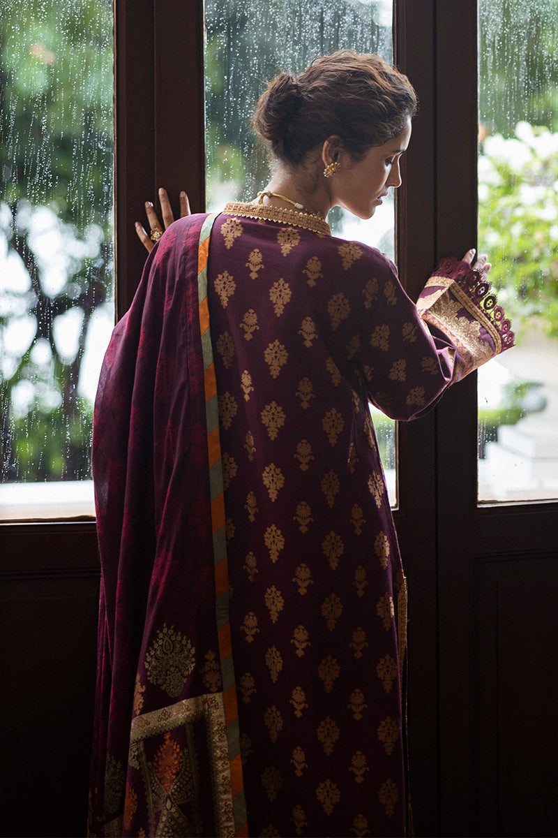 Mushq Seraph Jacquard Lawn Unstitched 3Pc Suit HLM25-05 Morphea