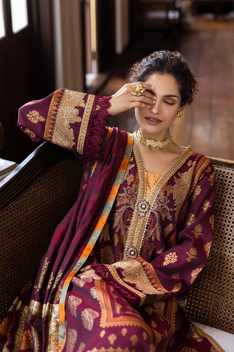 Mushq Seraph Jacquard Lawn Unstitched 3Pc Suit HLM25-05 Morphea