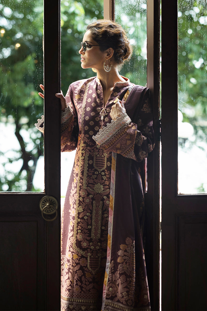 Mushq Seraph Jacquard Lawn Unstitched 3Pc Suit HLM25-07 Narissa