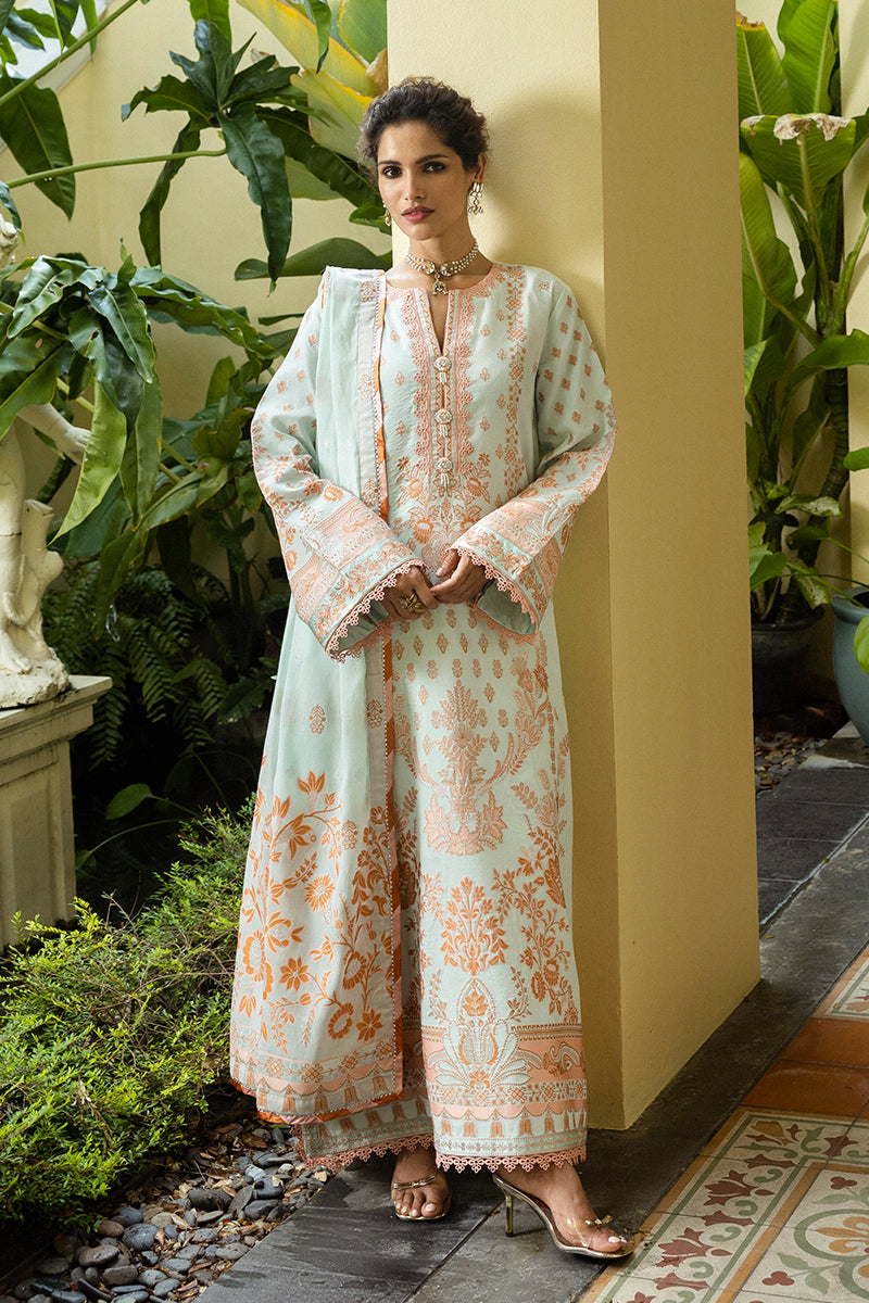 Mushq Seraph Jacquard Lawn Unstitched 3Pc Suit HLM25-08 Amalthea
