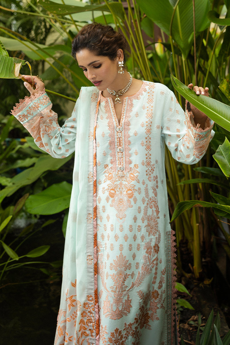 Mushq Seraph Jacquard Lawn Unstitched 3Pc Suit HLM25-08 Amalthea