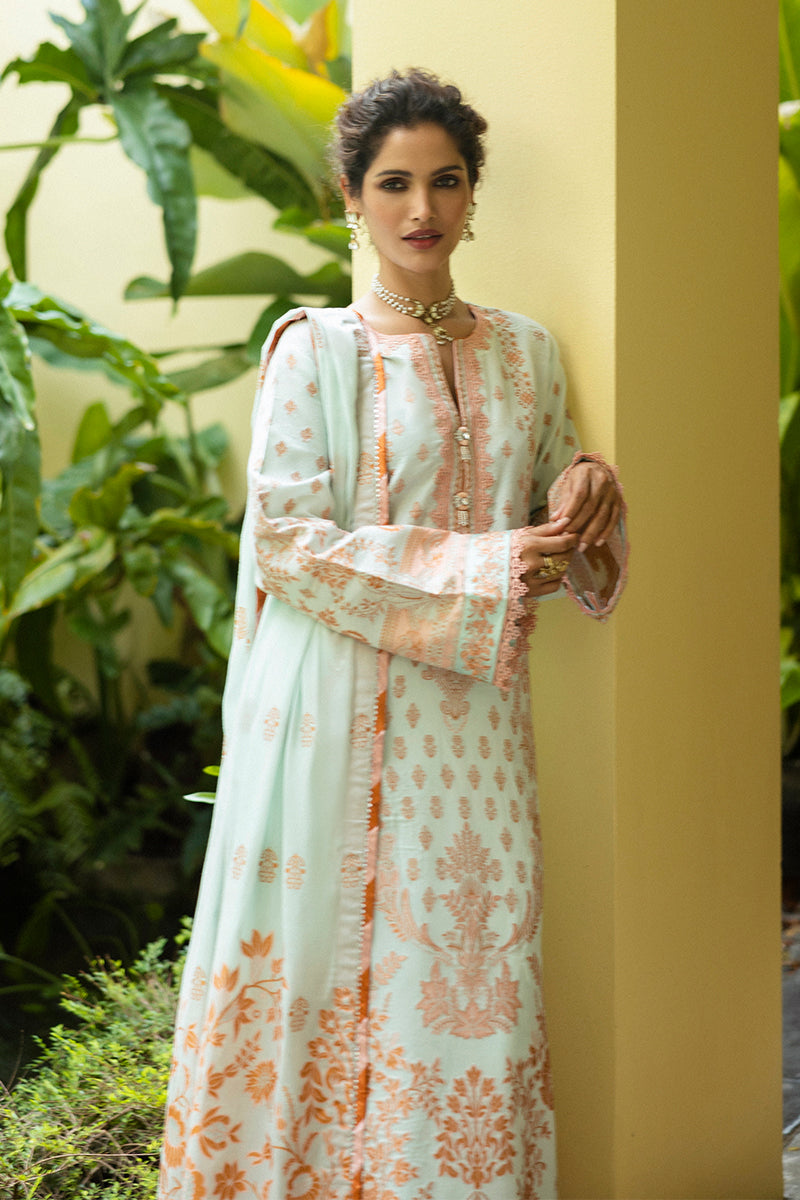 Mushq Seraph Jacquard Lawn Unstitched 3Pc Suit HLM25-08 Amalthea