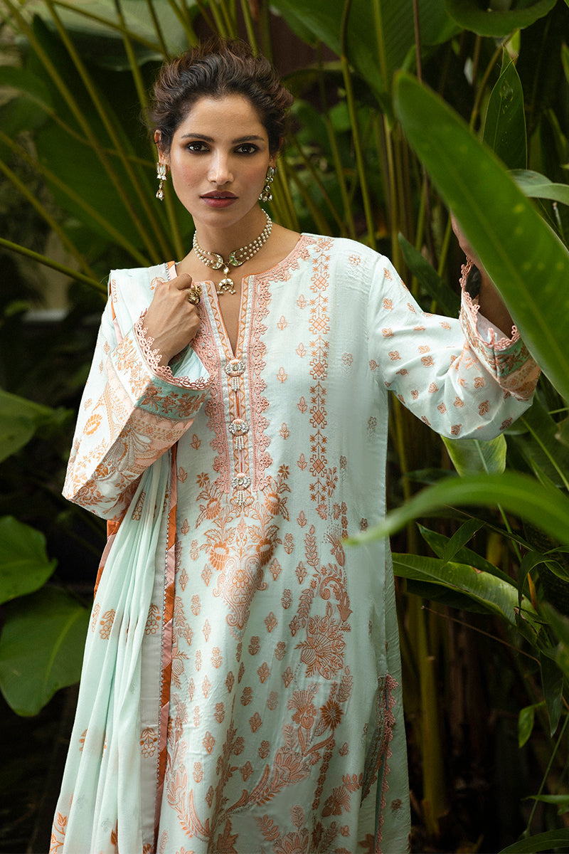 Mushq Seraph Jacquard Lawn Unstitched 3Pc Suit HLM25-08 Amalthea
