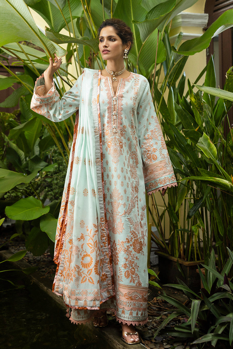 Mushq Seraph Jacquard Lawn Unstitched 3Pc Suit HLM25-08 Amalthea