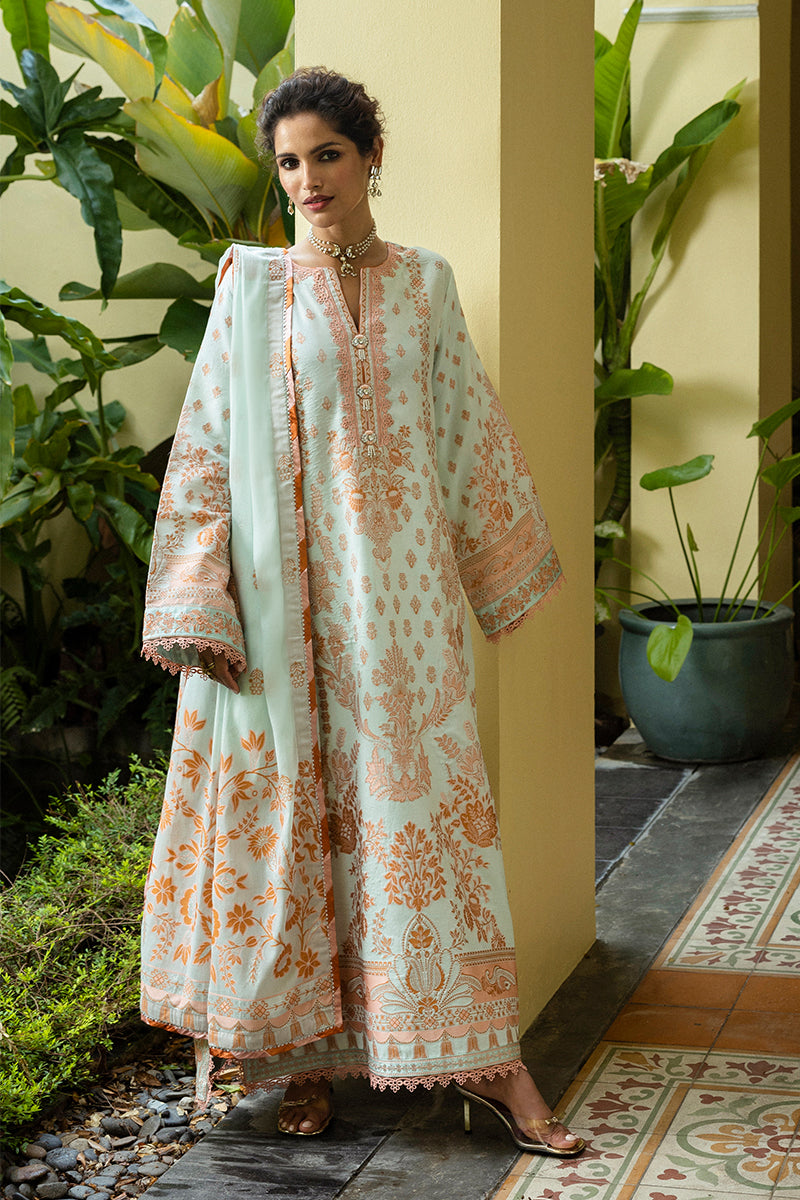 Mushq Seraph Jacquard Lawn Unstitched 3Pc Suit HLM25-08 Amalthea