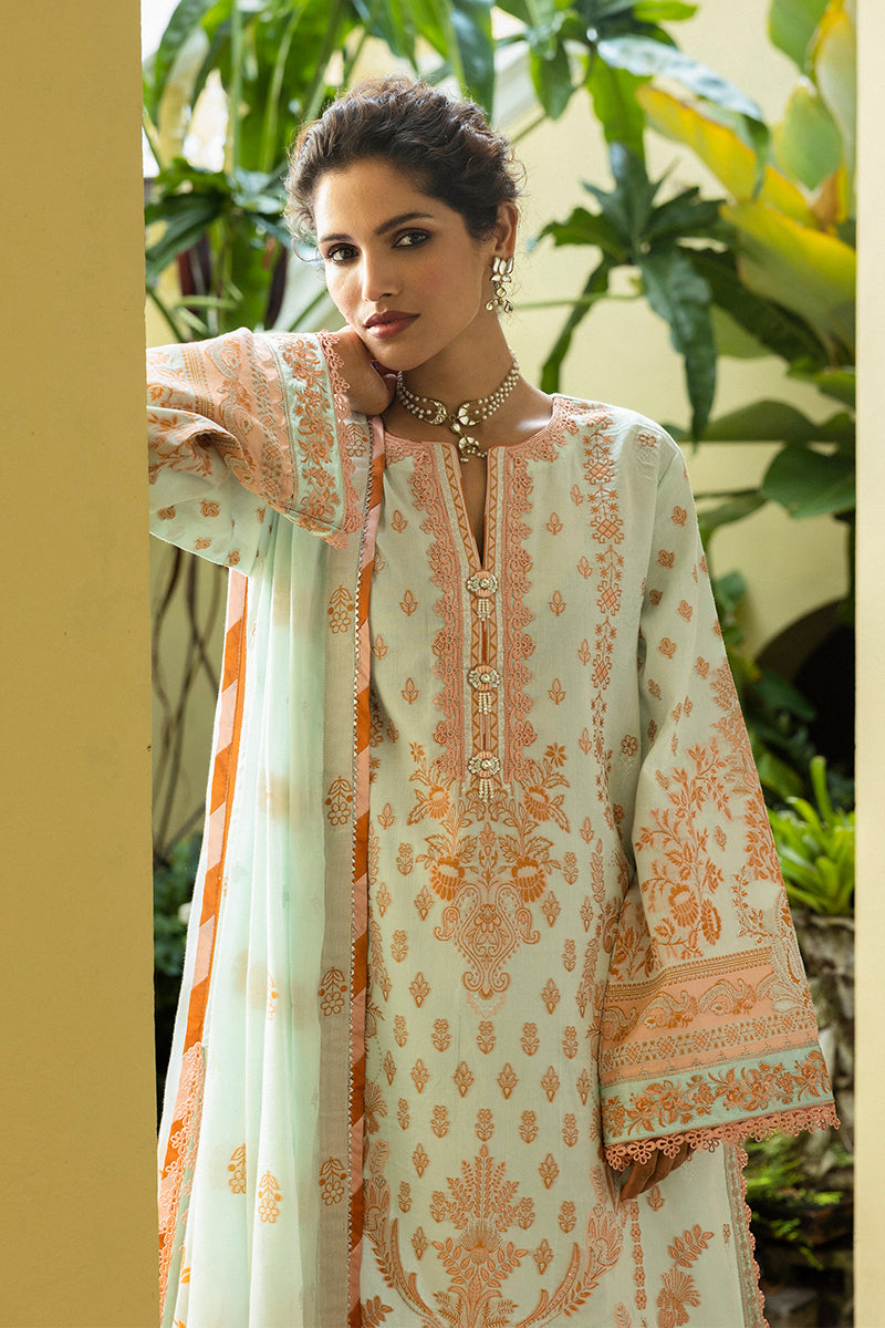Mushq Seraph Jacquard Lawn Unstitched 3Pc Suit HLM25-08 Amalthea