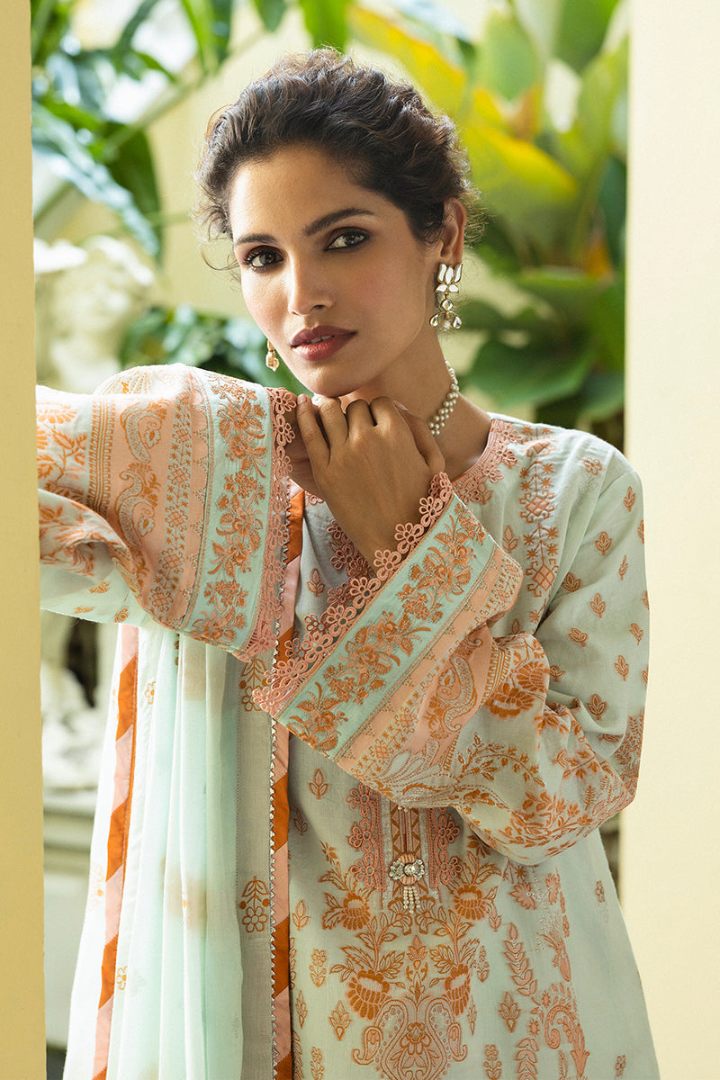 Mushq Seraph Jacquard Lawn Unstitched 3Pc Suit HLM25-08 Amalthea