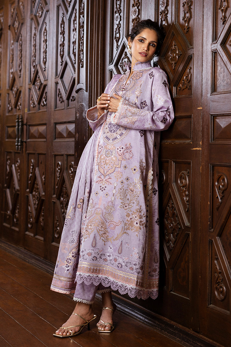 Mushq Seraph Jacquard Lawn Unstitched 3Pc Suit HLM25-09 Theidara