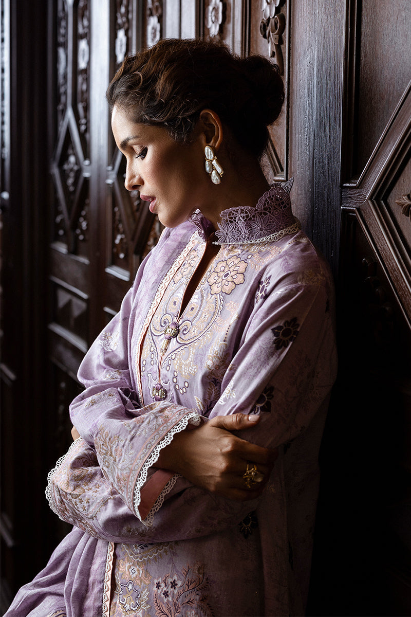 Mushq Seraph Jacquard Lawn Unstitched 3Pc Suit HLM25-09 Theidara