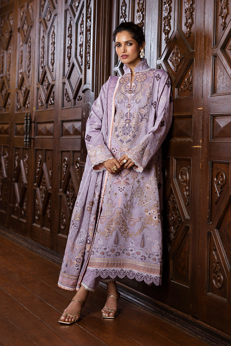 Mushq Seraph Jacquard Lawn Unstitched 3Pc Suit HLM25-09 Theidara