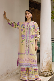 Mushq Hemline La Dolce Prints Unstitched 3Pc Suit HLM25-02A Dulcina